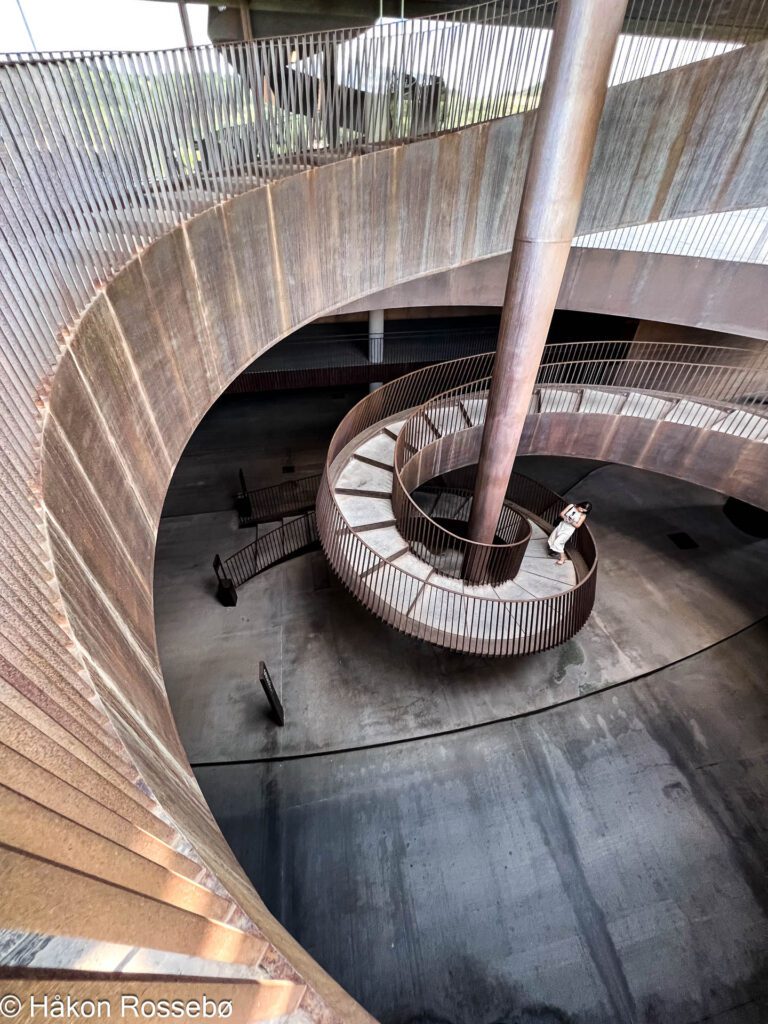 Architecture, industrial, wineyard, Italy, swirling staircase, photography, photographer, Antinori nel Chianti Classico, Tuscany, Italy